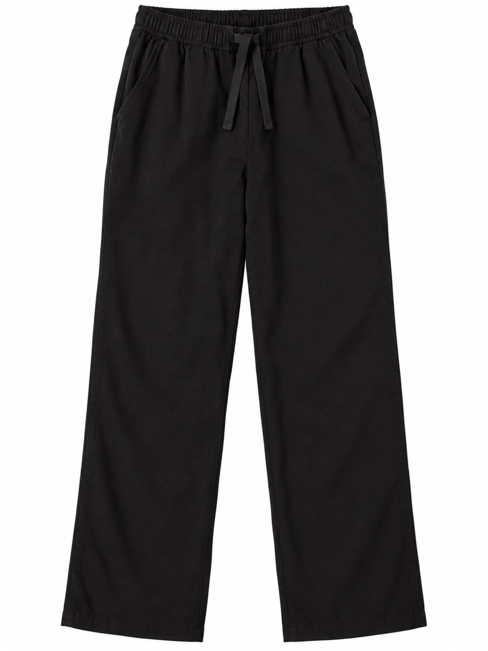 Women's Yogipace Black Straight Leg Drawstring Pull On Pants Size XL